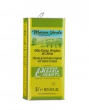 Lattina Marca Verde - Olio Extravergine d'oliva Comunitario E.U. - lattina 5 lt. - Azienda Olearia del Chianti