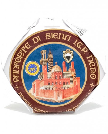 Panforte Nero di Siena o Panpepato IGP Ruota 4,2Kg - Antica Drogheria Manganelli Siena