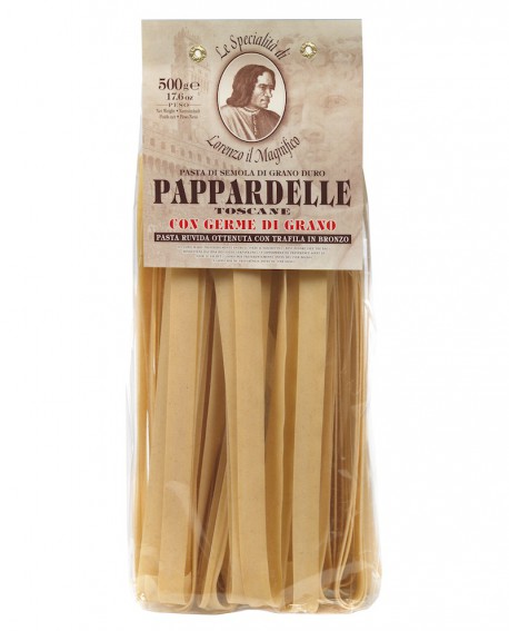 Pappardelle 500 gr Lorenzo il Magnifico - pasta al germe di grano - Antico Pastificio Morelli