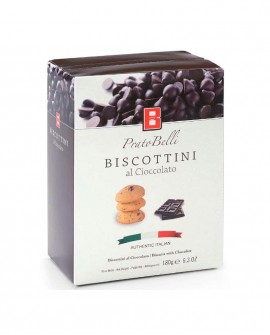PratoBelli Biscottini con gocce di cioccolato fondente - astuccio 180g - Biscottificio Belli