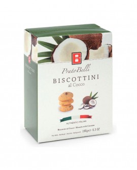 PratoBelli Biscottini al Cocco - astuccio 180g - Biscottificio Belli