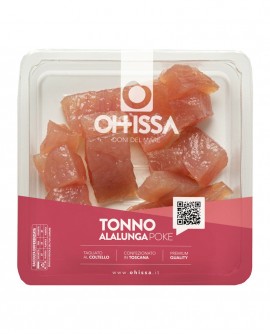 Poke di Tonno Alalunga - crudo in ATM - vaschetta 110g - monoporzione piatto pronto - OHISSA Fratelli Manno