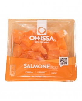Poke di Salmone - crudo in ATM - vaschetta 110g - monoporzione piatto pronto - OHISSA Fratelli Manno