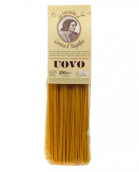 Tagliatelle 250 gr Lorenzo il Magnifico - pasta al germe di grano all'uovo - Antico Pastificio Morelli