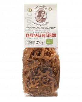 FARRO 100%  250 gr Lorenzo il Magnifico - Fantasia Pasta BIOLOGICA - Antico Pastificio Morelli